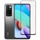 Защитное стекло Fiji Premium для Xiaomi Redmi 10 2022 / Redmi 10 Prime 2022 Anti-Static черный - изображение 1