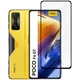 Защитное стекло Fiji Premium для Xiaomi Poco F4 GT полная проклейка Anti-Static черный - изображение 1