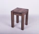 Табурет дерев'яний кухонний KOSKO legs S-1 35*35*48 Дуб Ebenholz - изображение 1