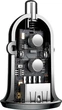 Автомобильное зарядное устройство Baseus Grain Pro 4.8A 2USB, черный (CCALLP-01) - изображение 5