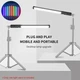 LED - освітлювач, відеосвітло, жезл RGB - Rainbow Stick Light 50 см з вбудованим АКБ та пультом - зображення 7