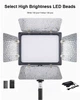 Комплект набор "LIGHT M" LED свет Teyeleec WS-300 II 3200-6500 K сетевой адаптер аккумулятор зарядное - изображение 12