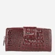 Кошелек женский кожаный для карточек Karya 1119-647 Марсаловый (ROZ6501086696) - изображение 1