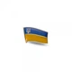 Значок Dobroznak Флаг України із тризубом 28х19 мм Жовто-синій (4781) - зображення 1