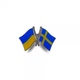 Значок Dobroznak прапори України / Швеція (6273) - изображение 2