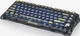 Механічна бездротова (Bluetooth + 2,4G) клавіатура з HOT SWAP GravaStar Mercury K1 Lite 80keys, GravaStar x BSUN Grey, УКР/АНГЛ Black/Чорний (GSK1LITE_XTAL_BLK) - зображення 4