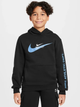 Підліткове худі для хлопчика Nike B NSW SI FLC Hoodie BB HV6965-010 158-170 XL Чорне (197861856041) - зображення 1