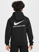 Bluza z kapturem chłopięca Nike B NSW SI FLC Hoodie BB HV6965-010 147-158 L Czarna (197861855990) - obraz 2