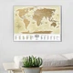 Скретч-карта мира Travel Map, Gold - изображение 1
