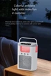 Вентилятор охолоджувач 3 в 1 Air Cooler Fan 1346 з USB живленням, зволоженням і LED-підсвіткою (560 мл, біло-сірий) - зображення 5