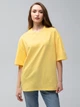 Набор футболок хлопковых оверсайз длинных женских Ray Oversize U0104W-Grey-Lemon 2XL/3XL 2 шт Серый/Желтый (RAY2000000037783) - изображение 2