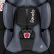 База з автокріслом Lionelo ASTRID I-SIZE SET BLACK GREY - изображение 5