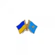 Значок Dobroznak Прапори Україна / Казахстан (6132) - изображение 2