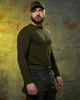 Комплект Intruder Лонгслів Pulse з тризубом + Штани Peak SoftShell олива розмір L - зображення 7