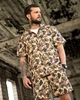 Комплект Oblivion Tactical Camo Palm Сорочка + Шорти коричневий розмір L-XL - изображение 5