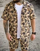 Комплект Oblivion Tactical Camo Palm Сорочка + Шорти коричневий розмір L-XL - изображение 6