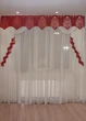 Жесткий ламбрекен Firanka Damask 250см Бордовый (140_1ж) - изображение 1
