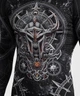 Рашгард Venum Gladiator 5.0 Men's Long Sleeve Rashguard Black Silver (VENUM-05316-109-L) - изображение 3