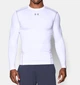Компрессионная футболка Under Armour ColdGear® Armour Compression Crew Long Sleeve White (1265650-100-M) - изображение 1