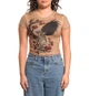 Женская футболка Affliction Winged Reaper Sand Oil Stain (A26064-SNOS-XL) - изображение 1