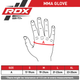 Перчатки для ММА RDX Grappling Gloves Shooter Aura Plus T-17 Red\Black (GSR-T17RB-L+) - изображение 5