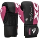 Боксерские перчатки RDX F4 Boxing Gloves Hook & Loop Pink Black (BGR-F4P-10OZ ) - изображение 2