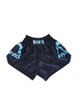 Шорты для тайского бокса MANTO Shorts Muay Thai Black Blue (MNR836_BLK/TUR_5XL) - изображение 1