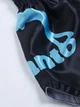 Шорты для тайского бокса MANTO Shorts Muay Thai Black Blue (MNR836_BLK/TUR_5XL) - изображение 3