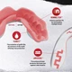 Капа SafeJawz Extro Series 'Pink Fangz' Mouthguard Adult (SJFANGZPIa) - изображение 3