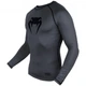 Компресійна футболка Venum Contender 3.0 Compression T-shirt Long Sleeves Heather Grey/Black (VENUM-03135-217-S) - зображення 2