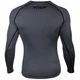 Компресійна футболка Venum Contender 3.0 Compression T-shirt Long Sleeves Heather Grey/Black (VENUM-03135-217-S) - зображення 4