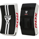 Макивара RDX T1 Curved Kick Shield with Nylon Handles White\Black (KSR-T1W) - изображение 1