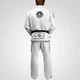 Кимоно Hayabusa Goorudo 3 Gold Weave Jiu Jitsu Gi White (HG3GWJJG-WH-A3) - изображение 2