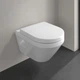 Унитаз подвесной Villeroy & Boch Architectura TwistFlush Rimless 5684CL01 c сиденьем Soft Close дюропласт (смыв Tornado) - изображение 3