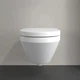 Унитаз подвесной Villeroy & Boch Architectura TwistFlush Rimless 4694CL01 c сиденьем 98M9C101 Soft Close дюропласт - изображение 6