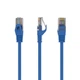 Патч-корд UTP Cablexpert (PP6U-0.25M/B) cat.6, літий, 50u штекер із засувкою, 0.25 м, синій - зображення 3