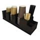 Барний органайзер WNINE Coffee Trio Organizer Plus, дерев’яний стенд для стаканів та аксесуарів, 387.5×122×110 мм (WN-011) - зображення 1