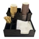 Барный органайзер WNINE Comfort Duo Organizer, деревянная стойка для стаканов, аксессуаров и салфеток 211×246×110 мм (WN-013) - изображение 2
