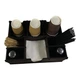 Барный органайзер WNINE Comfort Quad Organizer, деревянная стойка для стаканов, аксессуаров и салфеток 302×246×110 мм (WN-015) - изображение 2