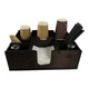 Барный органайзер WNINE Comfort Quad Organizer, деревянная стойка для стаканов, аксессуаров и салфеток 302×246×110 мм (WN-015) - изображение 3