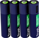 Акумулятор Trust USB Type-C AAA, 1.5V 500mAh, Li-Ion, 4 шт (TR25671) - зображення 2