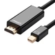 Кабель UGREEN MD101 Mini DP Male to HDMI Cable 4K 1.5m Black (20848) - зображення 1