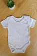 Боди для малыша Murat baby короткий рукав 56-62 серый - изображение 1