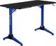 Стол компьютерный 2E Gaming OTOROSHI 120х60x75 см Чёрно-синий (2E-GT-OTO-BKBL) - изображение 1