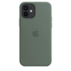 Чохол-накладка Silicone case для iPhone 12 Pine green зелений - зображення 2
