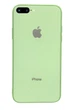 Чохол скляний Glass case для IPhone 7 Plus (09) Mint зелений - зображення 3