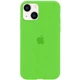 Чехол-накладка Silicone Full case для IPhone 13 Lime green (16) салатовый - изображение 3