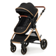 Универсальная коляска 3 в 1 Kinderkraft Esme Pure Black (KSESME00BLK3000) - изображение 8