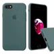 Чохол-накладка Silicone Full case для IPhone 7 Pine green зелений - зображення 3