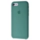 Чехол-накладка Silicone case для IPhone 7 Pine green зеленый - изображение 2